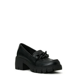 Madden NYC Women's Chain Accent Loafers | Walmart (US)