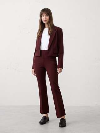Straight Ponte Pull-On Pant | Banana Republic Factory