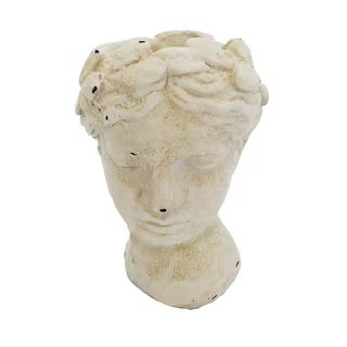 10.5" White Cement Head Planter by Ashland® | Michaels Stores