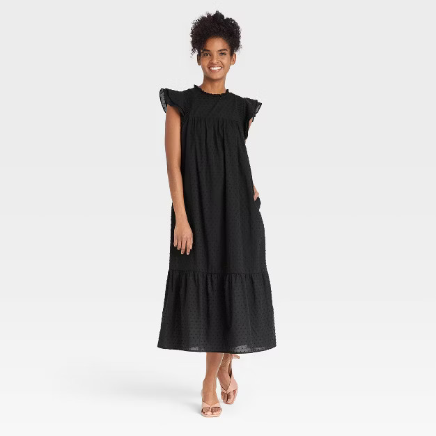 Women's Flutter Short Sleeve Shift Dress - Who What Wear™ | Target