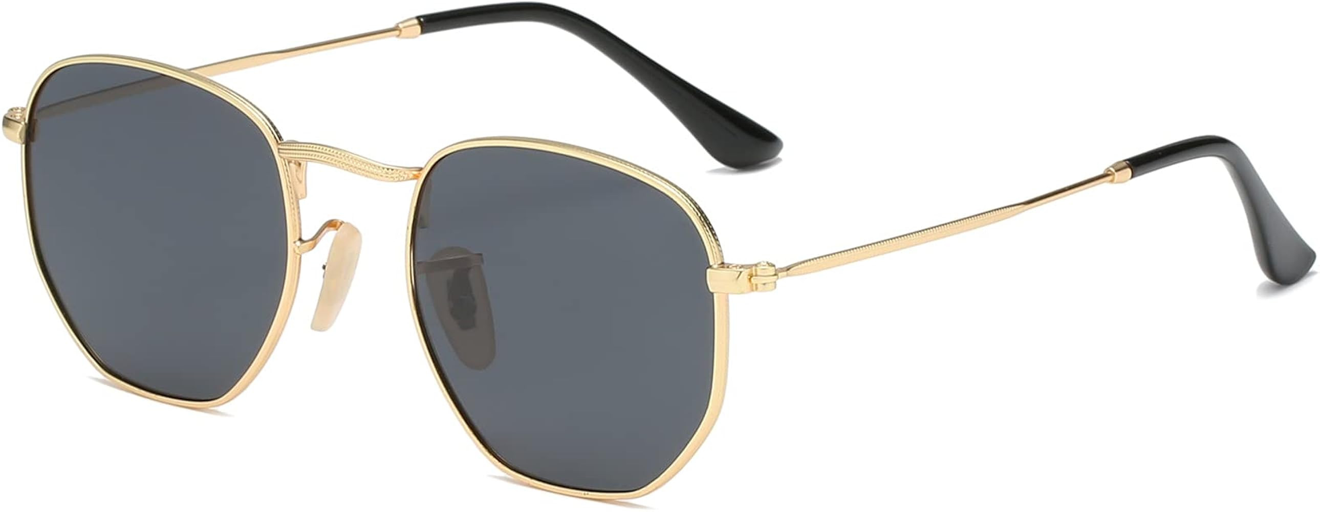 Dollger Hexagon Polarized Sunglasses for Men Women Vintage Small Square Sunglasses UV400 Retro Sh... | Amazon (US)