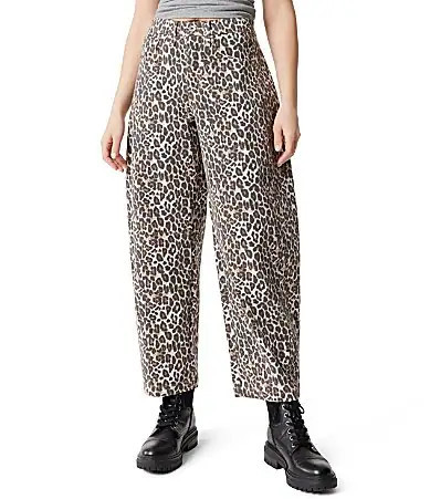 FRAYED Jeans Barrel Animal Printed 5-Pocket Jeans - 32 | Dillard's
