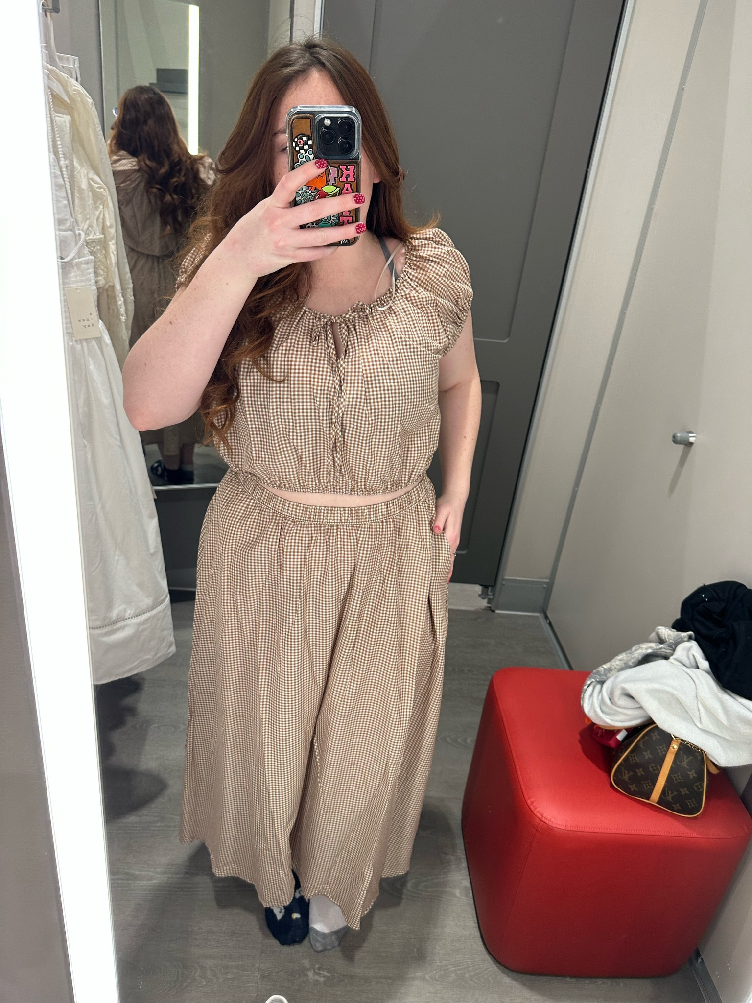 Small top and medium skirt! 