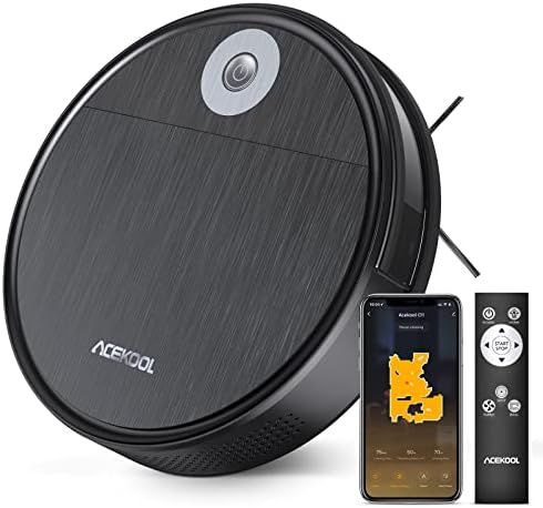 Robot Vacuum Cleaner, Acekool 2200Pa Strong Suction Super-Thin Automatic Quiet Robotic Vacuum Cle... | Amazon (US)