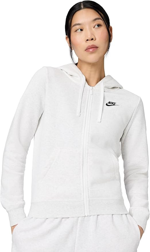 Nike Women's Sportswear Club Fleece Full-Zip Hoodie | Amazon (US)