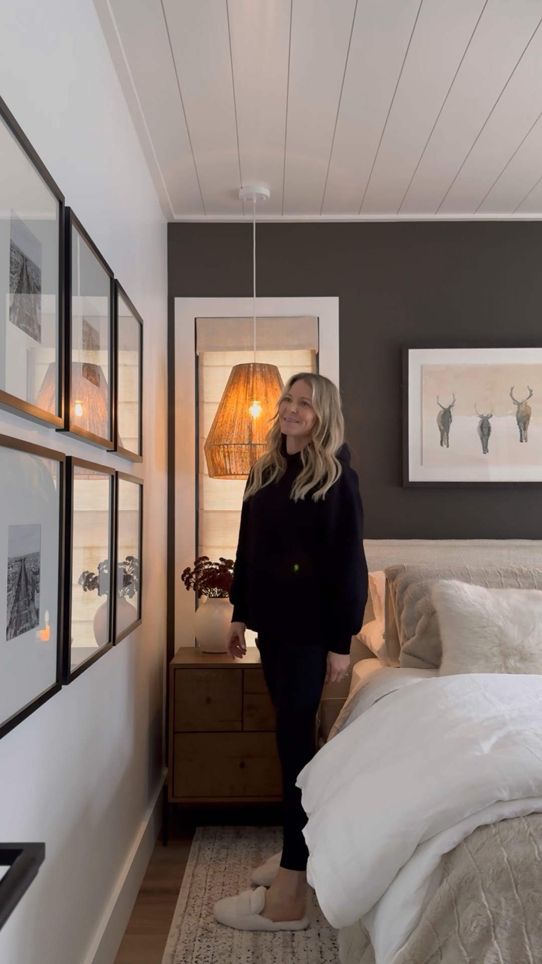 BLANK WALL UPGRADE • This set of 6 gallery frames is the perfect addition to our bedroom. They come in multiple color options and sizes. @wayfair for the win! 
#wayfairpartner #wayfair 

#LTKWatchNow #LTKStyleTip #LTKHome