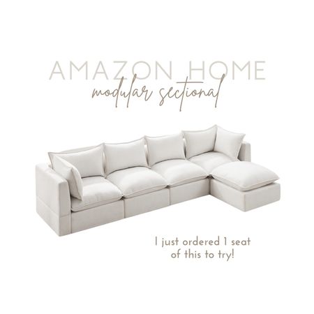 Follow me on Instagram to see if we like it when it arrives!

SECTIONAL SOFA
AMAZON HOME
AMAZON SOFA
MODULAR SECTIONAL
LIVING ROOM DESIGN
FAMILY ROOM IDEAS

#LTKhome #LTKfamily