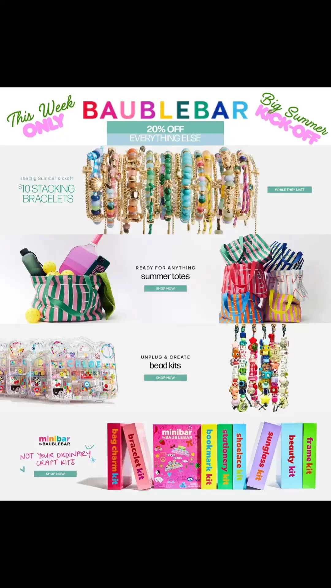 ✨🌴 BIG SUMMER KICKOFF SALE at BaubleBar! 🌞💎
Your new summer glow-up just got a whole lot sparklier! BaubleBar is serving up the cutest jewelry drops with MAJOR savings — think dazzling earrings, layered necklaces, stackable bracelets & statement rings that scream VACAY VIBES! ☀️🌊
Whether you’re poolside, beach-bound, or just adding a little sunshine to your everyday look, these pieces are lightweight, trendy, and made to shine all season long. 🌟 My faves are the gold hoops with a pop of color and those adorable charm necklaces! 😍
Hurry before these deals melt away!

#LTKmomlife #LTKKids #LTKTravel