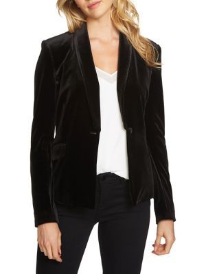 1.STATE - Classic Velvet Blazer | Lord & Taylor