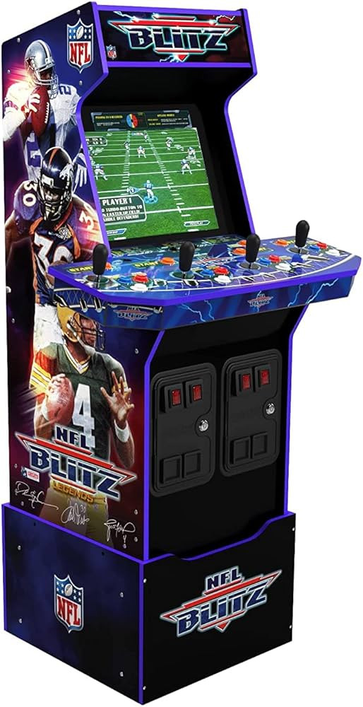 Arcade1Up NFL Blitz Legends Arcade Machine - 4 Player, 5-foot tall full-size stand-up game for ho... | Amazon (US)