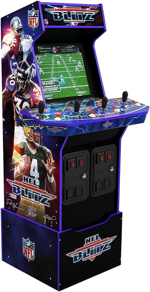 Arcade1Up NFL Blitz Legends Arcade Machine - 4 Player, 5-foot tall full-size stand-up game for ho... | Amazon (US)