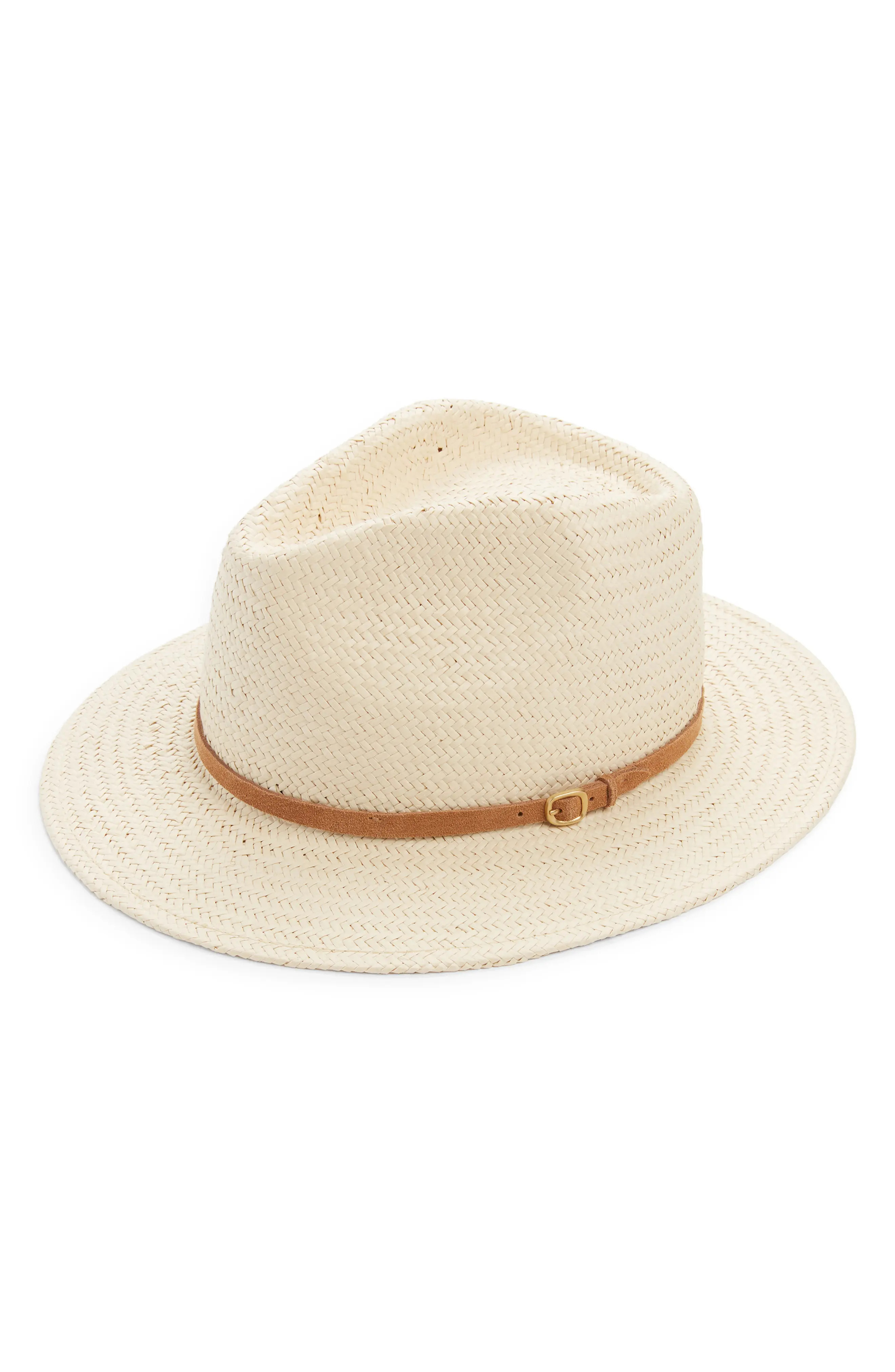 Packable Straw Fedora (Women) | Nordstrom | Nordstrom
