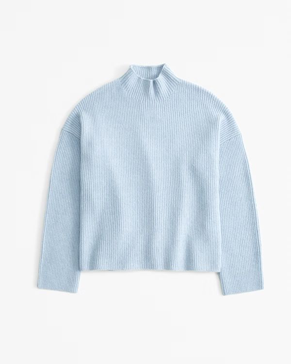 Women's Easy Funnel Neck Sweater | Women's New Arrivals | Abercrombie.com | Abercrombie & Fitch (US)