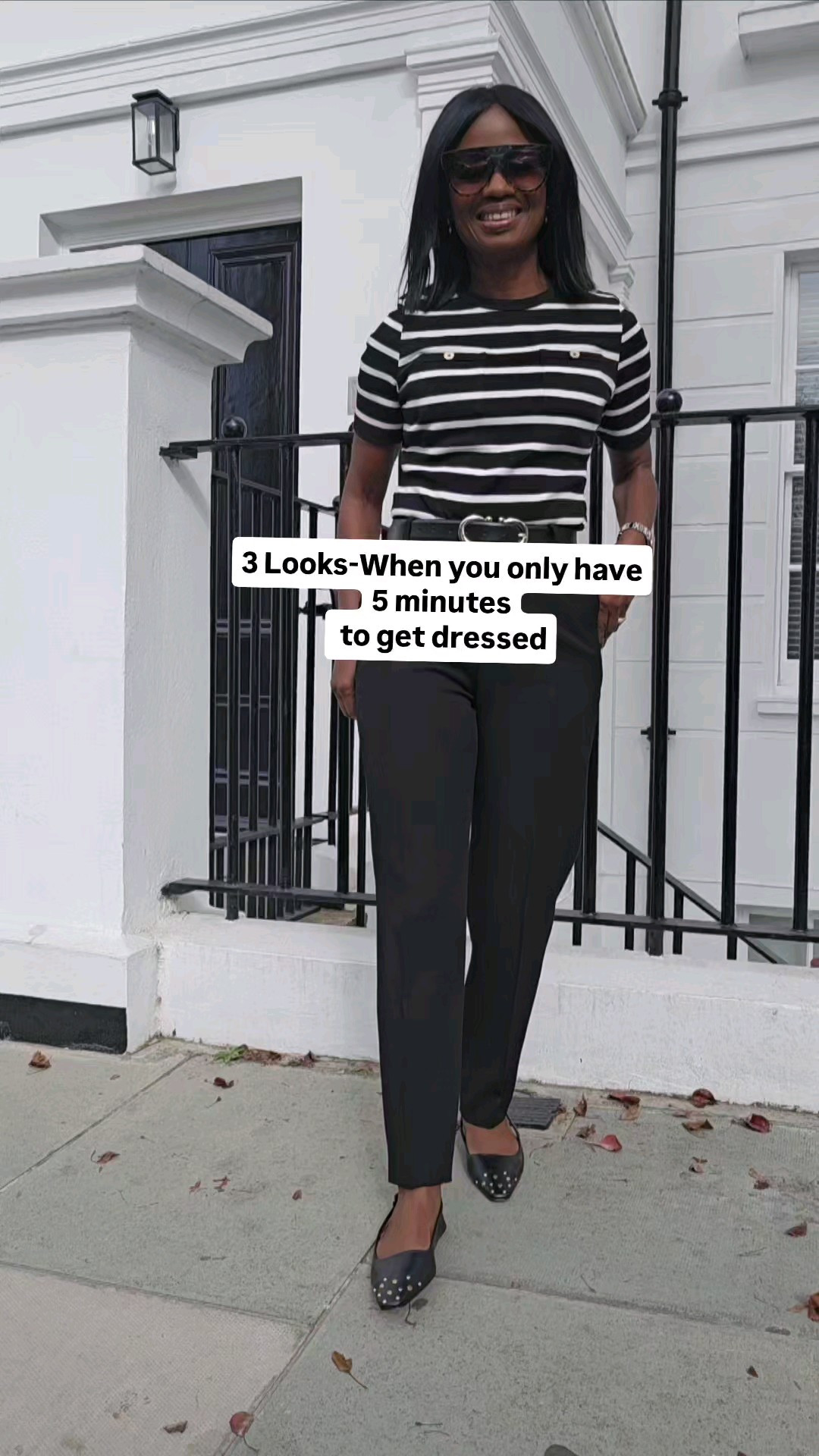 5 minutes to get ready start with a simple base then add a trenchcoat or blazer to change the look

#LTKeurope #LTKstyletip #LTKautumn