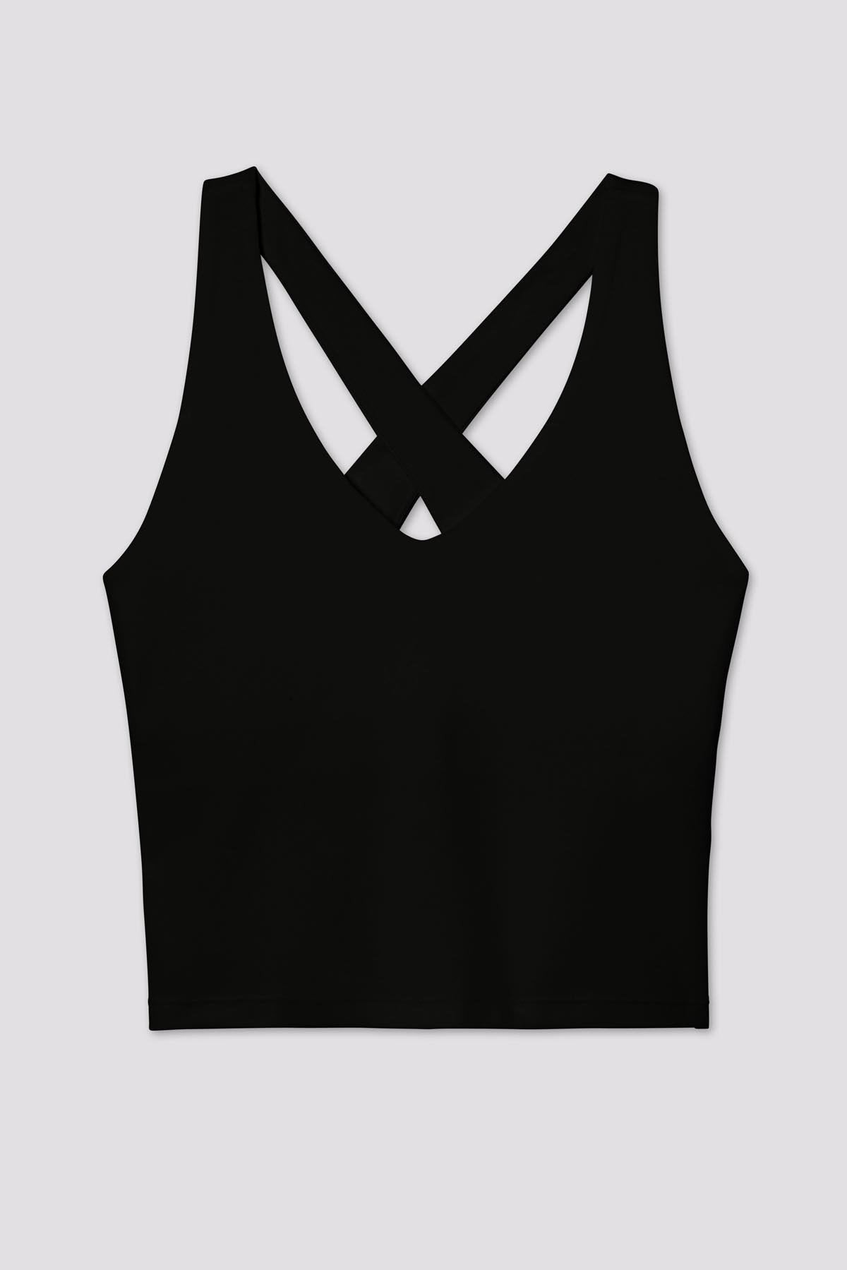 Black Zoe Superstretch Tank | Girlfriend Collective