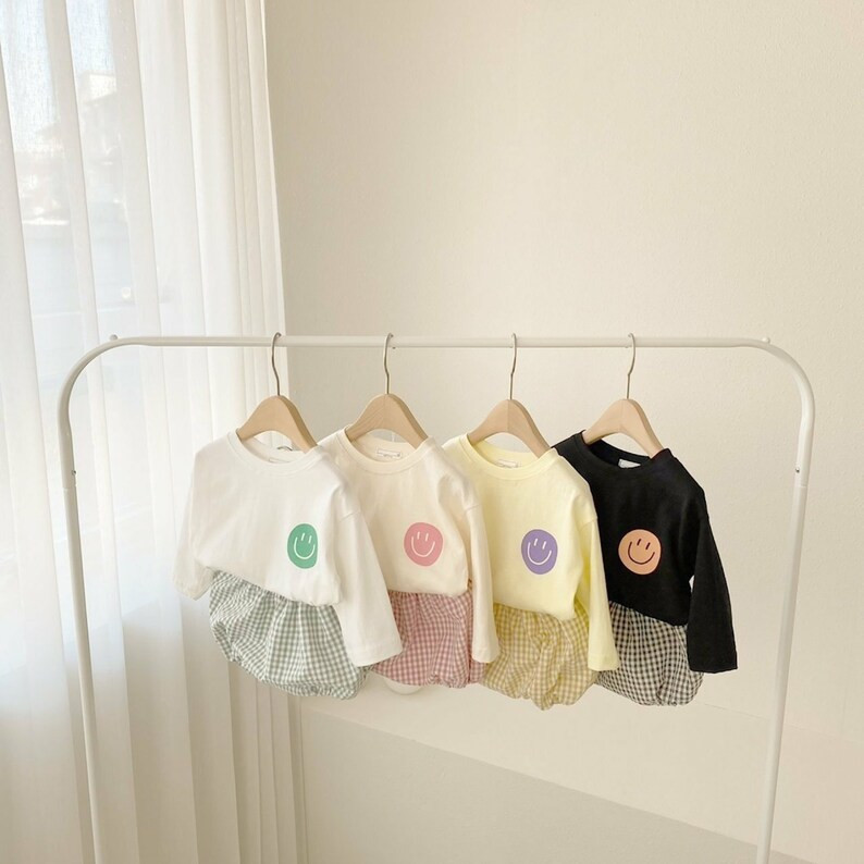 Baby Tee and Bloomer Set Baby Spring Set Baby Gingham | Etsy | Etsy (US)