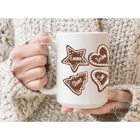 Custom Name Gingerbread Mug, Christmas Coffee Cup, Personalized Family Gift, Gift For Him, Cup | Etsy (US)