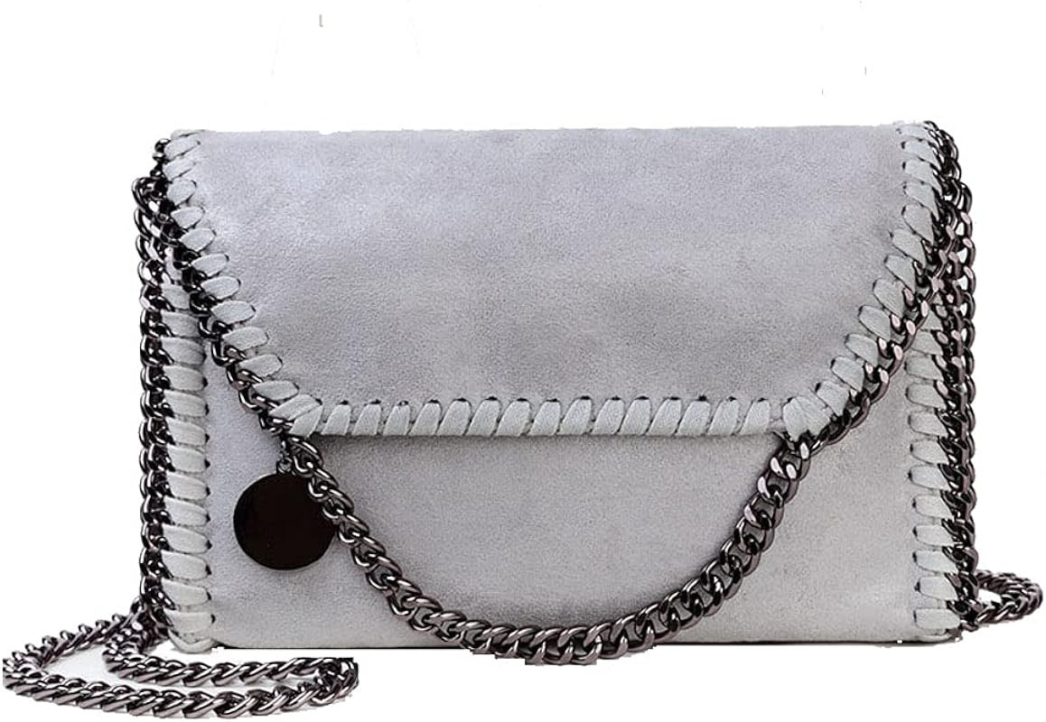 Beatfull Designer Chain Shoulder Purse for Women Soft Leather Quilted Clucth Fashion Message Crossbo | Amazon (US)