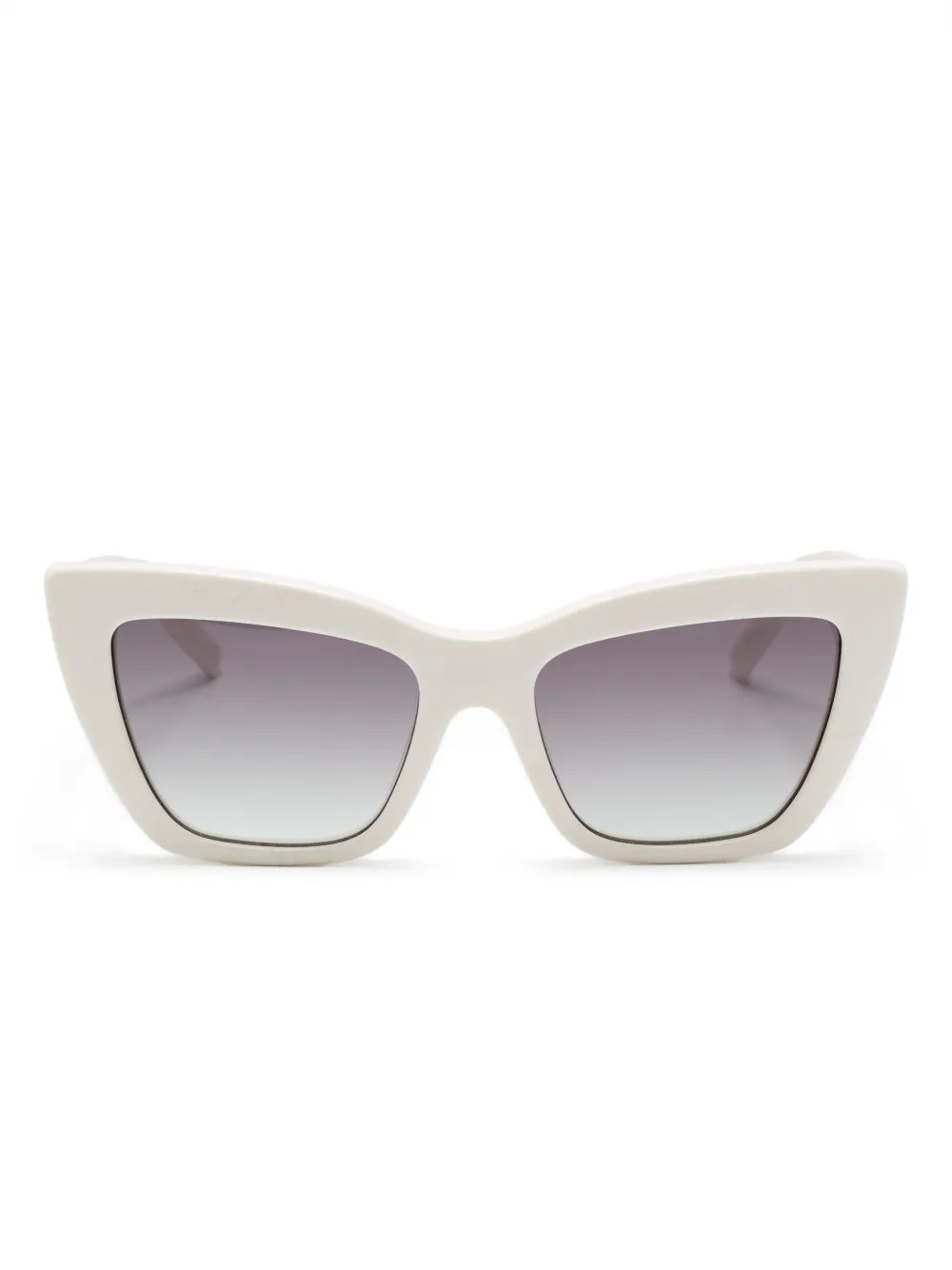 Karl Lagerfeld Sonnenbrille Mit Cat-Eye-Gestell | Weiß | FARFETCH DE | Farfetch Global