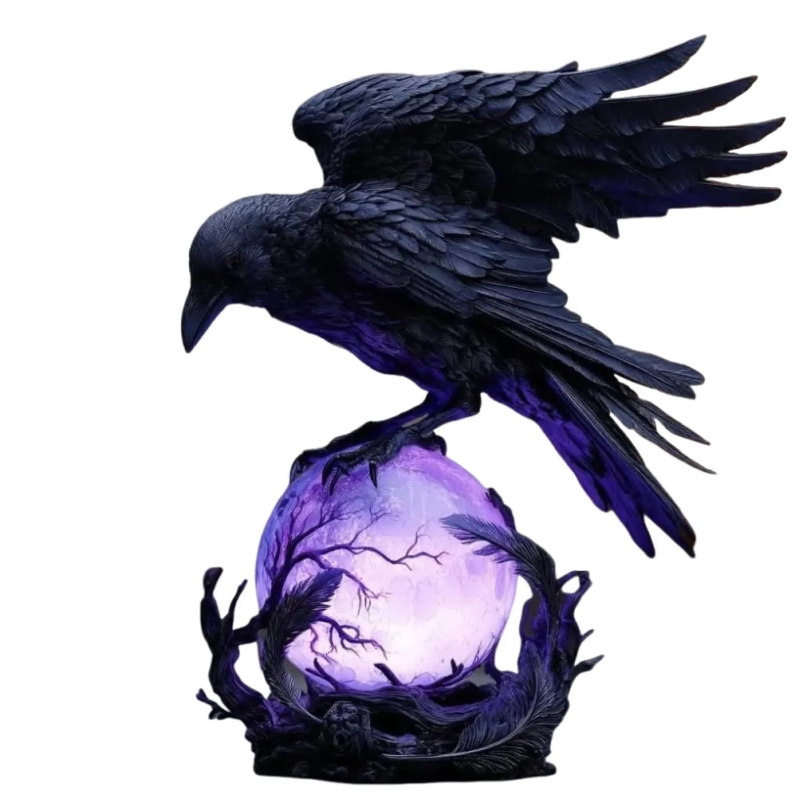 LED Lamp under $5! Cagogo Mysterious Crow LED Light, Gothic Style Luminous Sculpture, Glowing Orb... | Walmart (US)