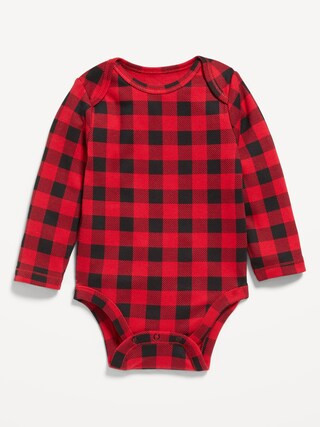 Unisex Long-Sleeve Printed Bodysuit for Baby | Old Navy (US)
