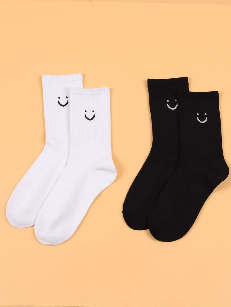 Cartoon Graphic Over The Calf Socks | SHEIN