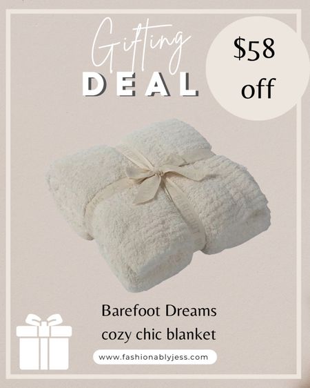 Huge sale on this cute barefoot dreams blanket! Cute gift idea 

#LTKsalealert #LTKCyberWeek #LTKGiftGuide