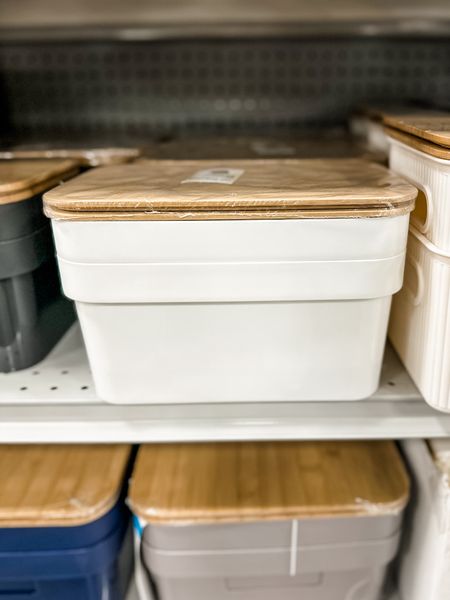 My favorite organization bins for the pantry ❤️ 

Bamboo lid
Bamboo bins
Bamboo organizer 
Pantry organizer 
Organization bins 
Organization bins with lids
Stackable organization buckets
Stackable pantry bin 

#LTKSeasonal #LTKhome