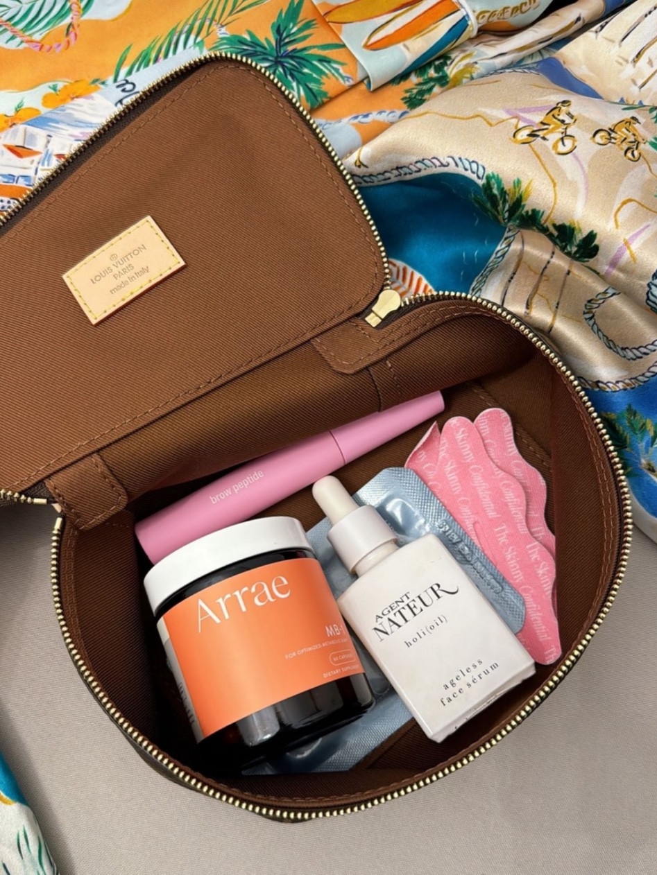 What I brought in my toiletry bag 