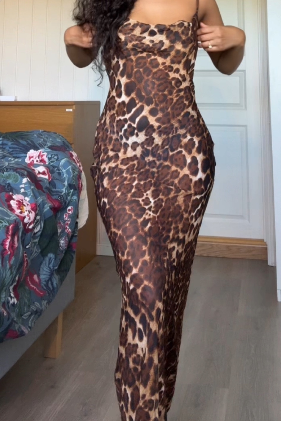 Leopard dress (S)