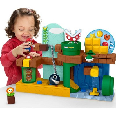 Fisher-Price Little People My Mario Adventure Playset, Musical Toddler Toy with 2 Figures | Target