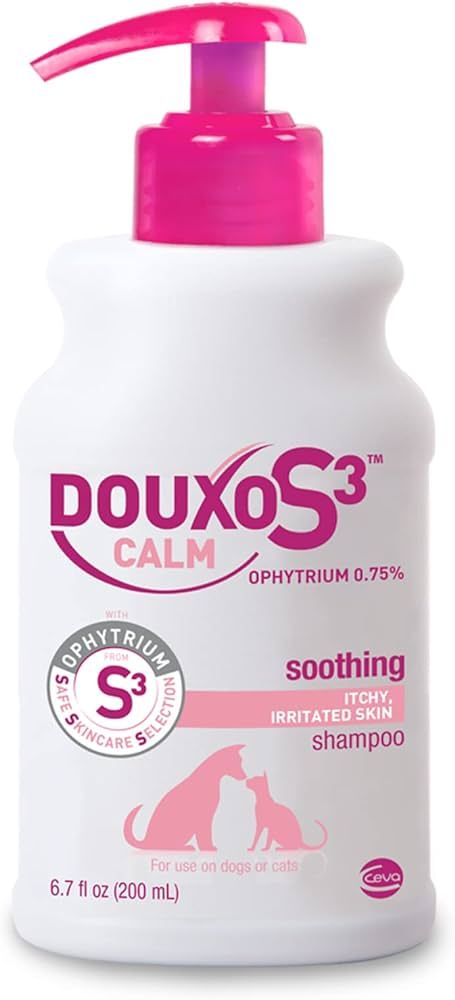 Douxo S3 Calm Shampoo 6.7 oz (200 mL) - For Dogs and Cats with Allergic, Itchy Skin | Amazon (US)