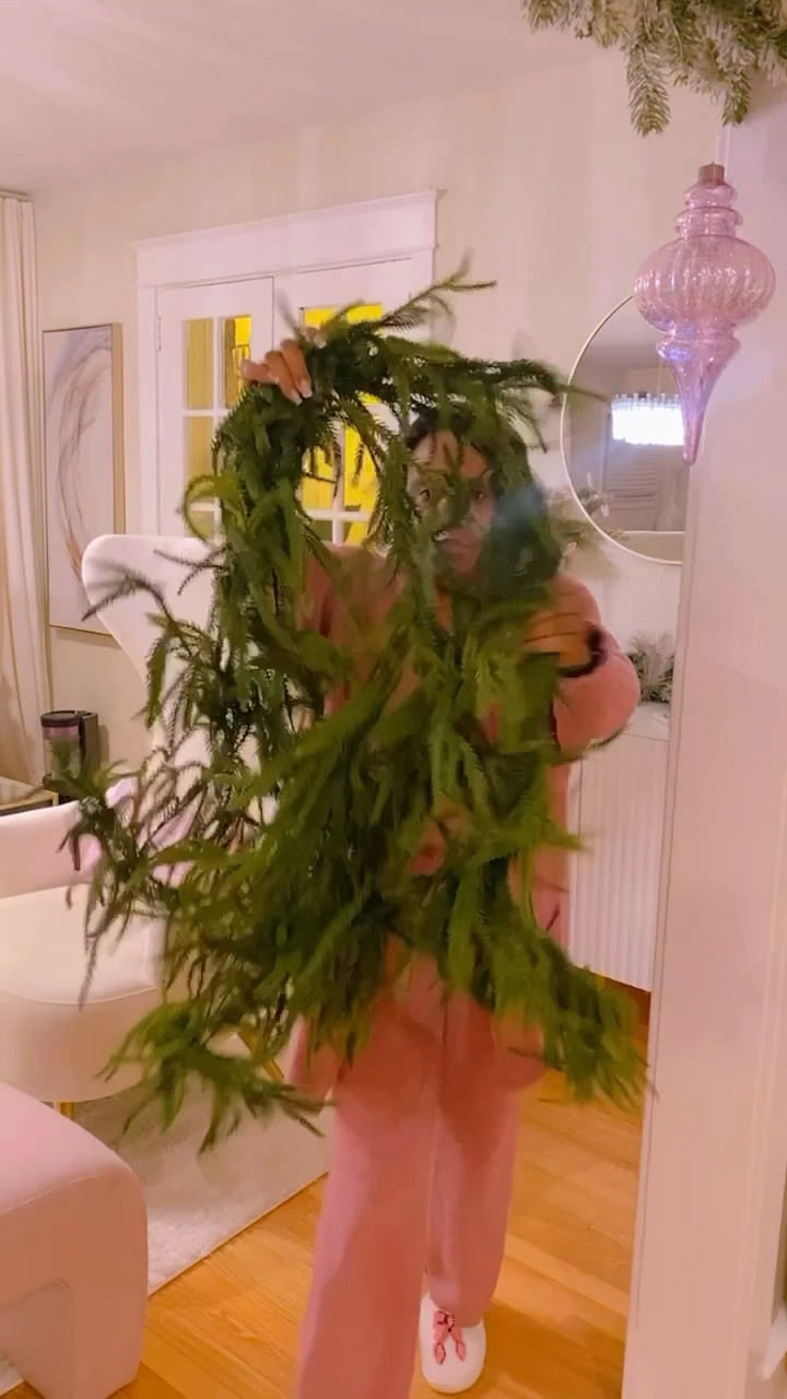 Still early to get this beautiful feel real garland .

#LTKSeasonal #LTKHome #LTKHoliday