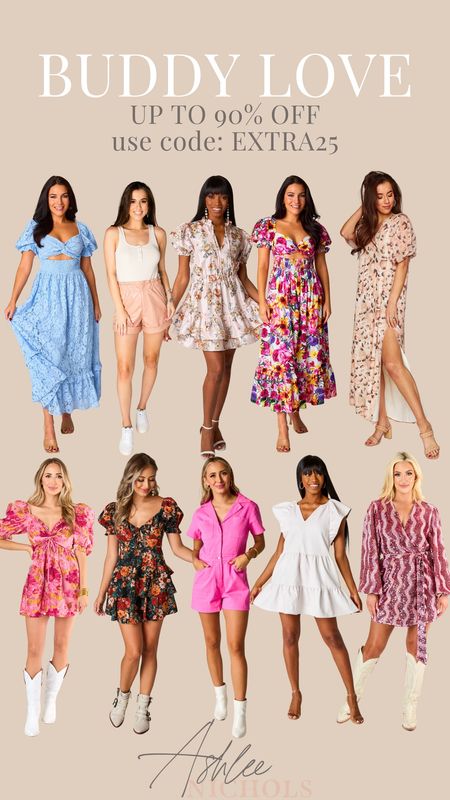 Buddy love up to 90% off!! Loving these dresses for the summer!! Don’t forget to use code: EXTRA25

Buddy love, spring dress, summer dress, summer outfits, spring outfits, on sale 

#LTKstyletip #LTKfindsunder100 #LTKSeasonal