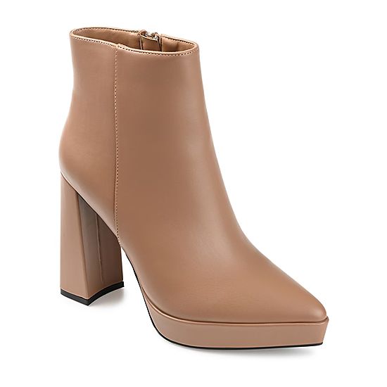 new!Journee Collection Womens Marnnie Wedge Heel Booties | JCPenney