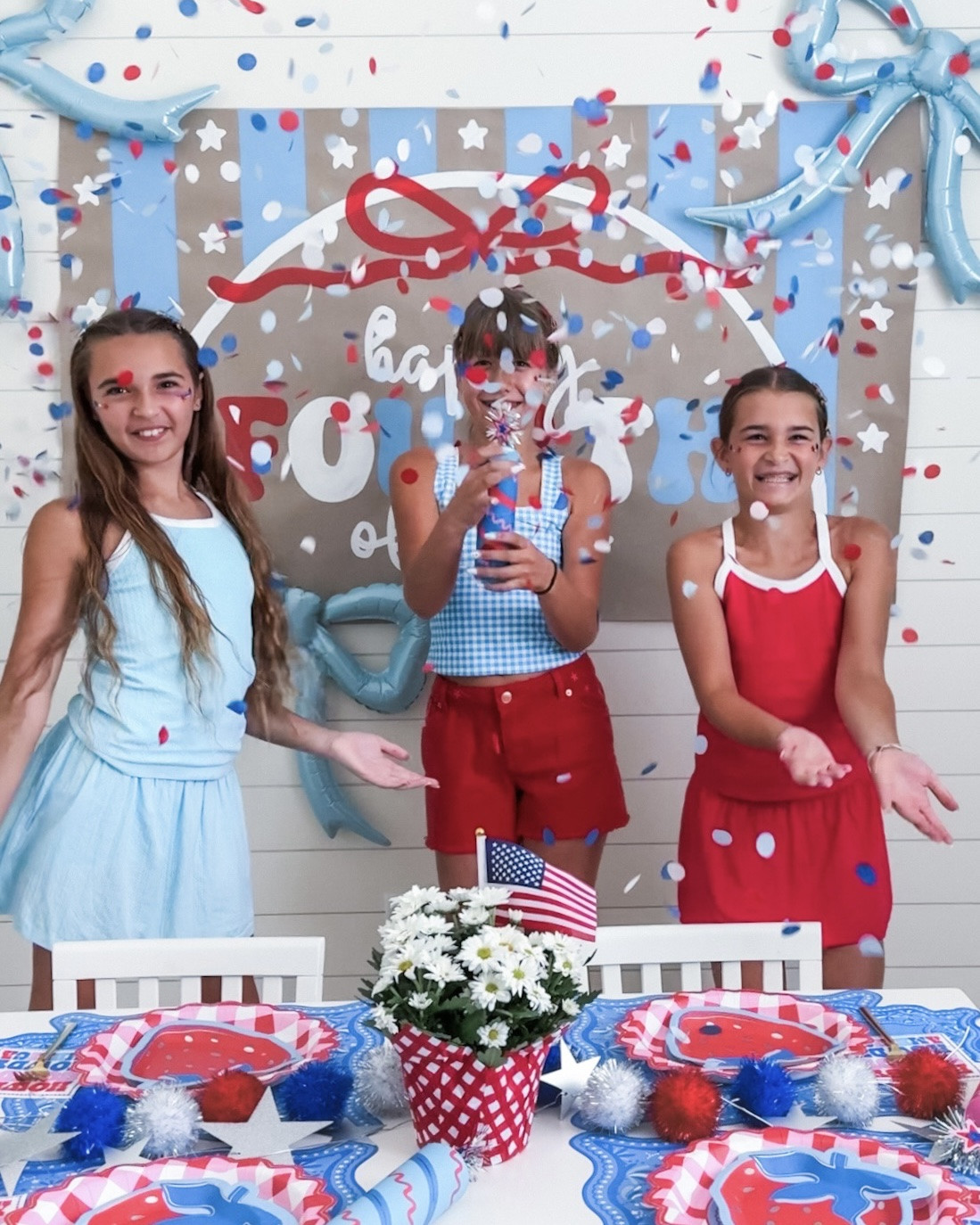 Red, white & READY to party! 🇺🇸🎉

If you’re looking for easy ways to make your Fourth of July celebration feel extra festive, @packedparty  always has cutest decorations. Every detail made this celebration so much fun for the girls! 

Save this for next year’s celebration (or your Labor Day party 😉). Linking all my favorites❤️🤍💙 Use Code: PartyPie20 for 20% off


#PackedParty #momlife #fourthofjuly  #targetstyle #fourthofjulyparty 

#redwhiteblue #girlsactivewear #playroom #diyparty #tweenclothes

#LTKHome #LTKmomlife #LTKKids