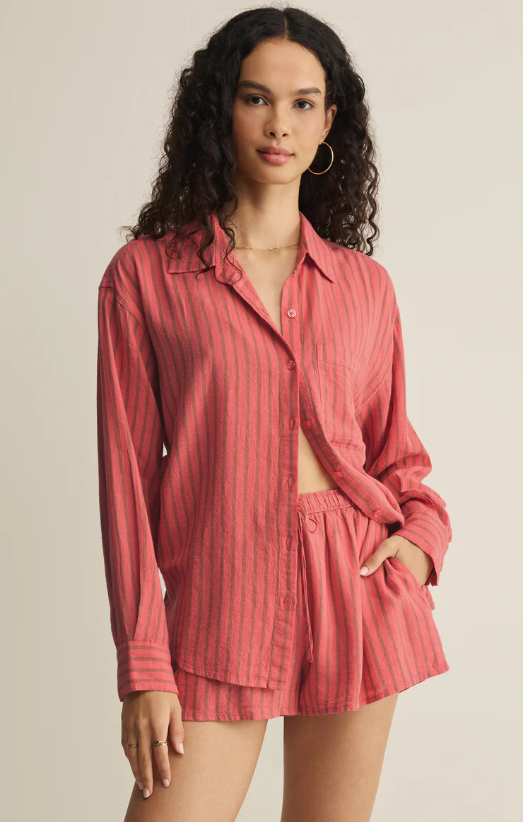 The Perfect Striped Linen Button Up | Z Supply
