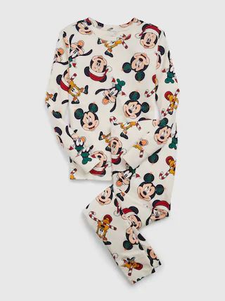 GapKids | Disney 100% Organic Cotton Holiday Mickey Mouse PJ Set | Gap (US)