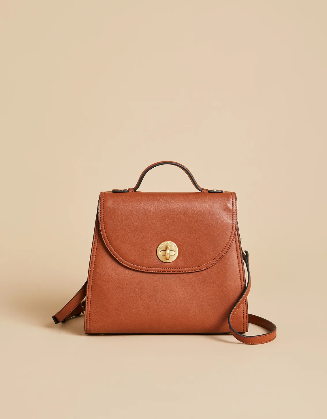 Saddle Brown Siren Vintage Satchel | Spartina 449