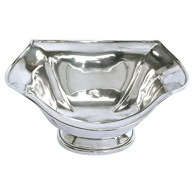 Antique Sterling Silver Sugar Bowl | Chairish