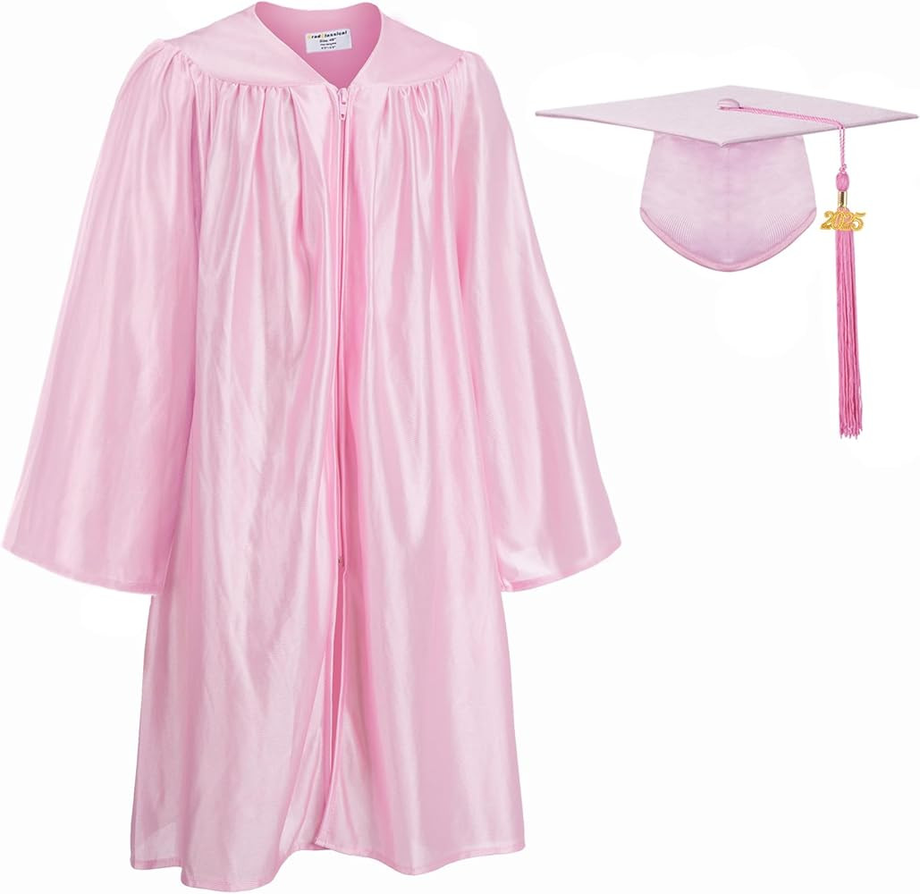 GradClassical Unisex Shiny Graduation Gown Cap Tassel Set 2025 for Preschool and Kindergarten Boy... | Amazon (US)