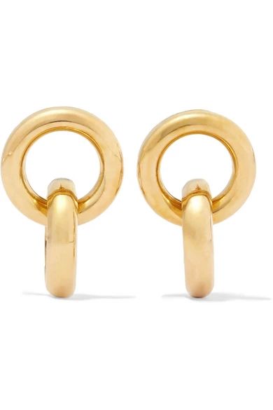 Link gold-tone earrings | NET-A-PORTER (UK & EU)