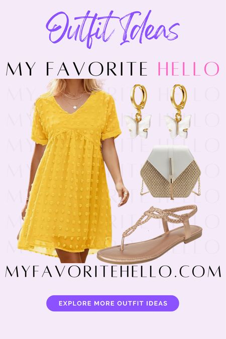 Spring vacation outfit with a yellow dress, spring dress, spring outfit, spring dress casuall

#LTKsalealert #LTKfindsunder50 #LTKtravel