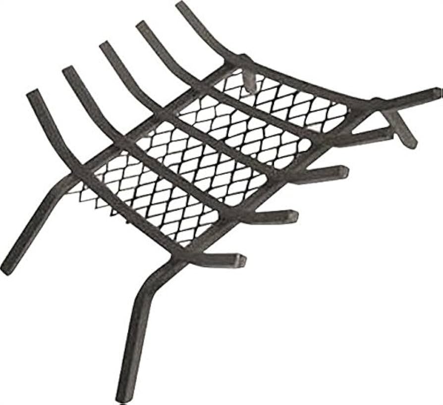 Rocky Mountain Goods Fireplace Grate with Ember Retainer - 1/2” Heavy Duty Cast Iron -Heat Trea... | Amazon (US)