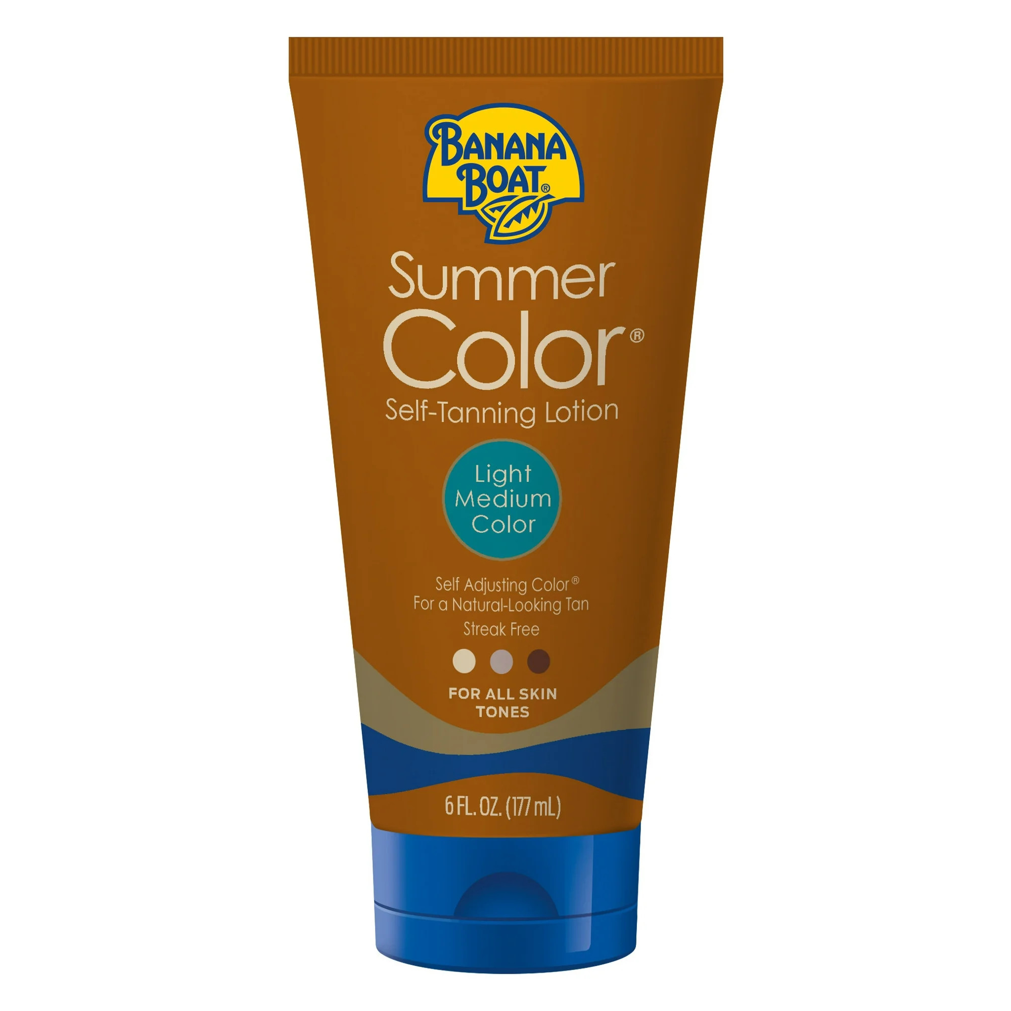 Banana Boat Summer Color Body Self-Tanner Lotion, Lt/Med, 6 oz | Walmart (US)