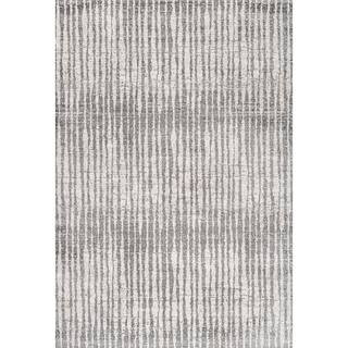 JONATHAN Y Skoura Modern Bold Stripe Beige/Dark Gray 3 ft. x 5 ft. Area Rug MOH305A-3 - The Home ... | The Home Depot