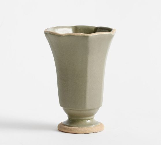 Ceramic Faceted Vase Collection | Pottery Barn (US)