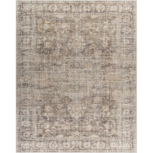 Becki Owens x Surya Marlene Vintage Dark Brown Area Rug | Wayfair North America