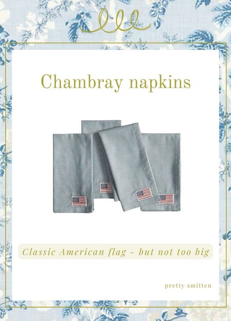 Napkins with American flag detail - Pottery Barn entertaining. Memorial Day entertaining, 4th of July, Americana, Ralph Lauren inspired

#LTKparties #LTKVideo