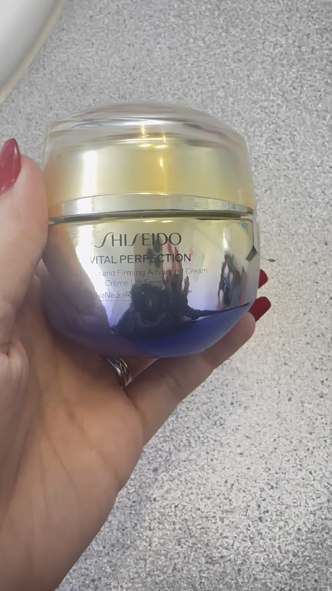 •Gifted by Shisedo 
NEW Vital Perfection Uplifting and Firming Advanced Cream, a highly effective daily moisturizer that delivers multiple anti-aging multiple age-defying benefits backed by cutting-edge science 🧪 

* SafflowerRED- Exclusive to Japan, helps to lift, firm, and make the skin more even toned.
* Ginseng Root Extract- known to help boost natural collagen production, strengthen skin's moisture barrier while firming and brightening

In 2 weeks 90% of users saw firmer, lifted and more even skin tone.  This is an amazing cream. Thick and creamy, so luxurious. It’s worth the investment in my opinion, you only need a small amount. The jar will definitely last a long time. I have noticed my skin looks more soft, my lines are faint and I love how it makes my skin feel. I’m telling you- 
Very much worth investing in!! 👏🏻
You can order this wonderful cream through their website @shiseido or at shiseido.com 

#giftedbyshiseido #shiseidofacecream #facecream #safflowerred #firmingcream #gifted #facecream #finelines #ageing 



#LTKMostLoved #LTKover40 #LTKbeauty